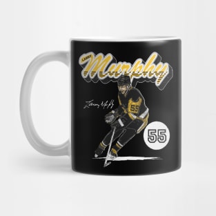 Larry Murphy Pittsburgh Retro Script Mug